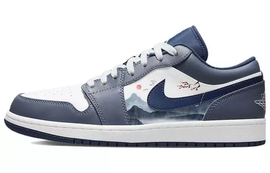 Jordan Air Jordan 1 винтажные баскетбольные кроссовки женские, Blue