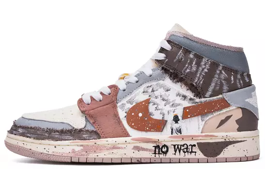 Jordan Air Jordan 1 винтажные баскетбольные кроссовки женские, Brown