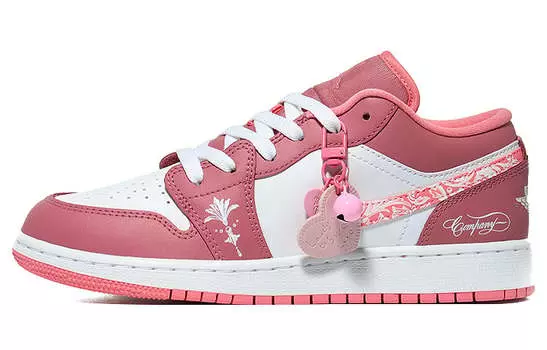 Jordan Air Jordan 1 винтажные баскетбольные кроссовки женские, Pink
