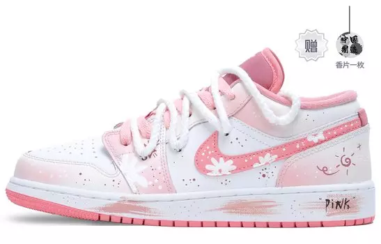 Jordan Air Jordan 1 винтажные баскетбольные кроссовки женские, Pink