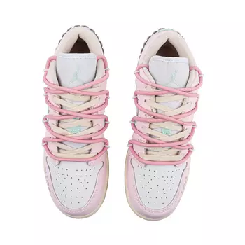 Кроссовки Air Jordan 1 Vintage Basketball Shoes Women's Low-Top Pink