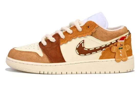 Jordan Air Jordan 1 винтажные баскетбольные кроссовки женские, Light Brown