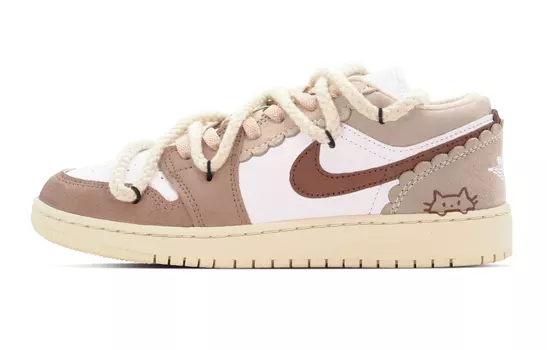Jordan Air Jordan 1 винтажные баскетбольные кроссовки женские, Chalk White