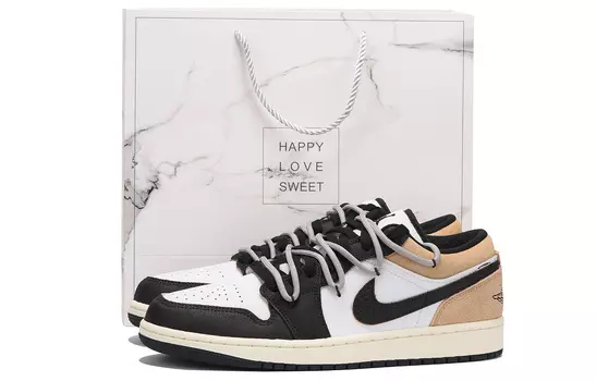 Jordan Air Jordan 1 винтажные баскетбольные кроссовки женские, Black