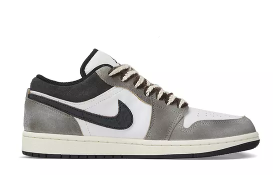 Jordan Air Jordan 1 винтажные баскетбольные кроссовки женские, Gray/White