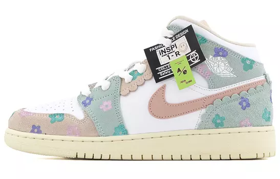 Jordan Air Jordan 1 винтажные баскетбольные кроссовки женские, White