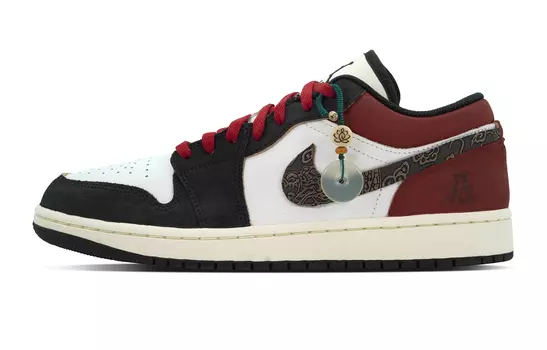 Jordan Air Jordan 1 винтажные баскетбольные кроссовки женские, Black/Red