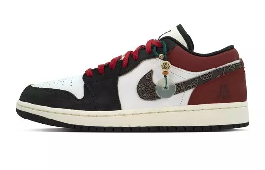 Jordan Air Jordan 1 винтажные баскетбольные кроссовки женские, Black/Red