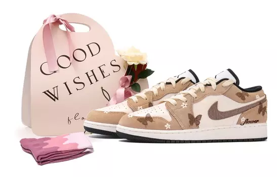 Jordan Air Jordan 1 винтажные баскетбольные кроссовки женские, Light Khaki