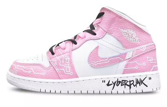 Jordan Air Jordan 1 винтажные баскетбольные кроссовки женские, Pink