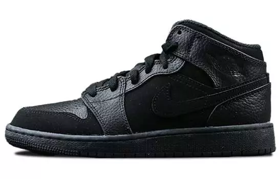 Кроссовки Jordan 1 Mid Retro Bright Black