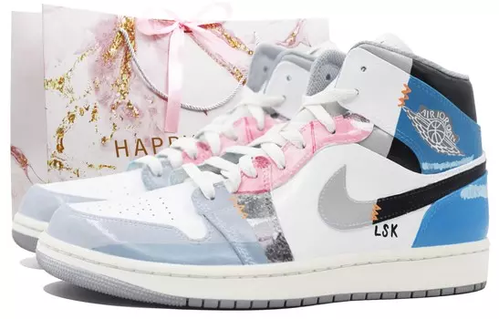 Jordan Air Jordan 1 винтажные баскетбольные кроссовки женские