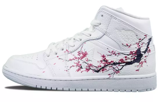 Jordan Air Jordan 1 винтажные баскетбольные кроссовки женские, White