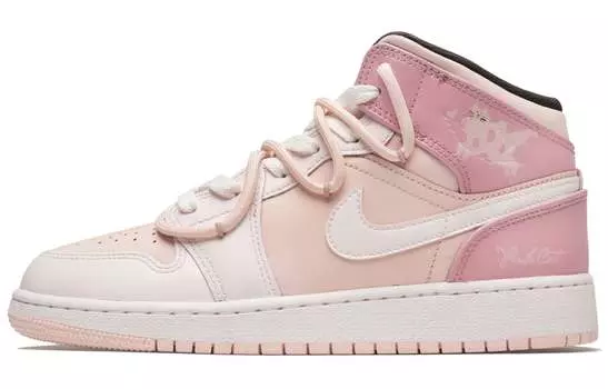 Jordan Air Jordan 1 винтажные баскетбольные кроссовки женские, Pink