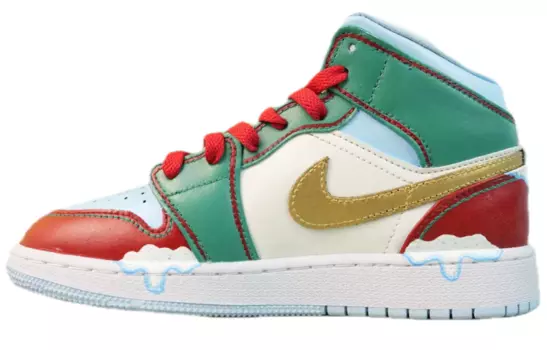 Jordan Air Jordan 1 винтажные баскетбольные кроссовки женские, Dusty Red