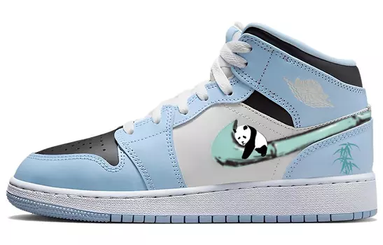Jordan Air Jordan 1 винтажные баскетбольные кроссовки женские, Blue