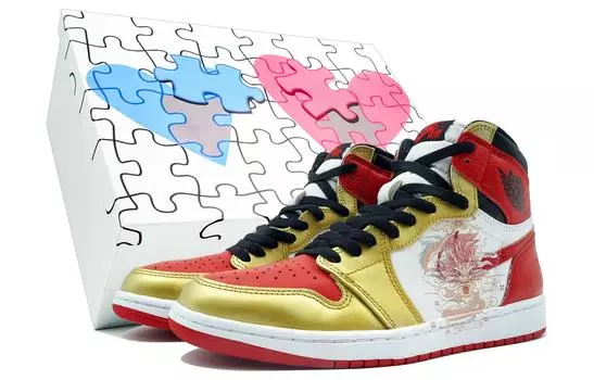 Jordan Air Jordan 1 винтажные баскетбольные кроссовки женские, Red