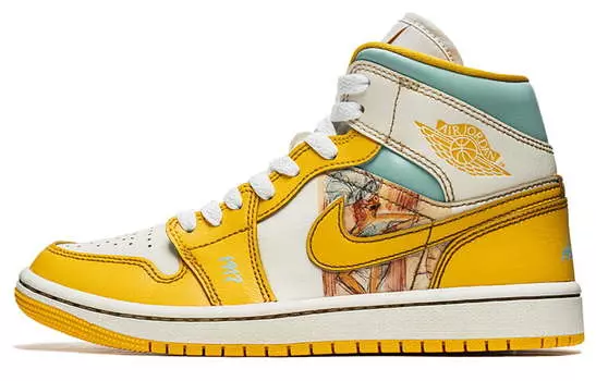 Jordan Air Jordan 1 винтажные баскетбольные кроссовки женские