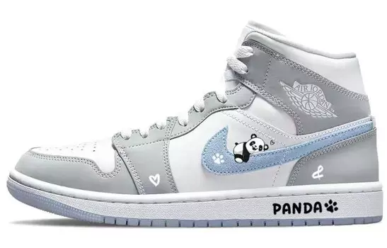 Jordan Air Jordan 1 винтажные баскетбольные кроссовки женские, Light Blue