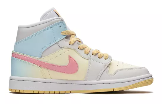 Jordan Air Jordan 1 винтажные баскетбольные кроссовки женские, Light Blue