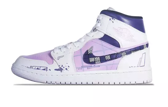 Jordan Air Jordan 1 винтажные баскетбольные кроссовки женские, Pink