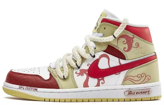 Jordan Air Jordan 1 винтажные баскетбольные кроссовки женские, Gold