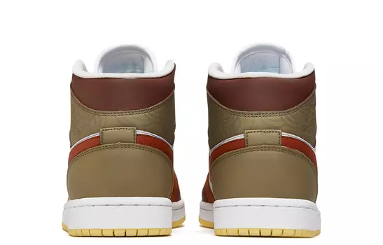Jordan Air Jordan 1 винтажные баскетбольные кроссовки женские, Dark Brown