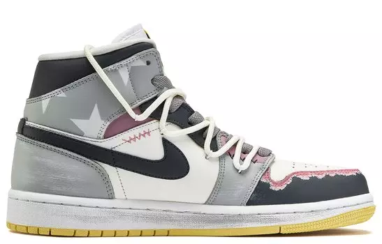 Jordan Air Jordan 1 винтажные баскетбольные кроссовки женские, Gray