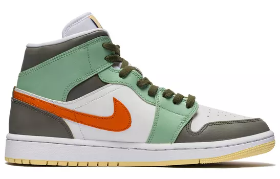 Jordan Air Jordan 1 винтажные баскетбольные кроссовки женские, Green