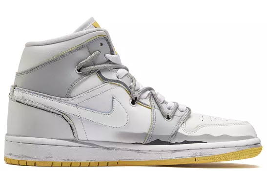 Jordan Air Jordan 1 винтажные баскетбольные кроссовки женские, Light Gray