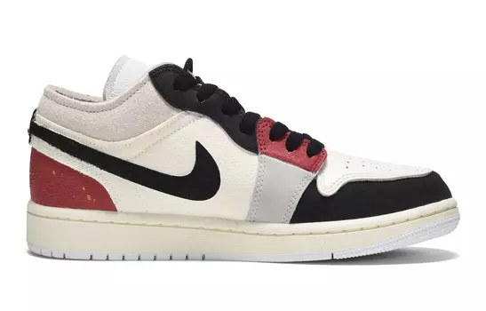 Jordan Air Jordan 1 винтажные баскетбольные кроссовки женские, Black/Red