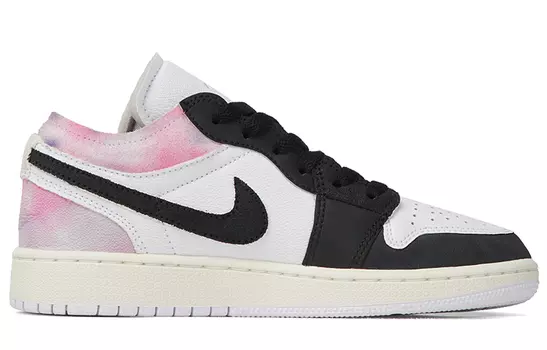 Jordan Air Jordan 1 винтажные баскетбольные кроссовки женские, Black/Pink
