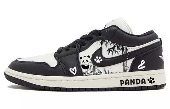 Jordan Air Jordan 1 винтажные баскетбольные кроссовки женские, Black