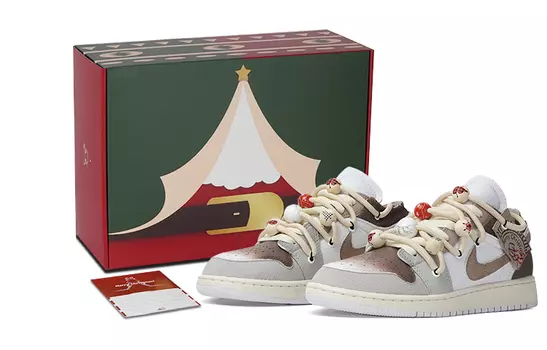 Jordan Air Jordan 1 винтажные баскетбольные кроссовки женские, Brown Gray