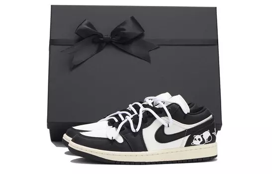 Jordan Air Jordan 1 винтажные баскетбольные кроссовки женские, Black