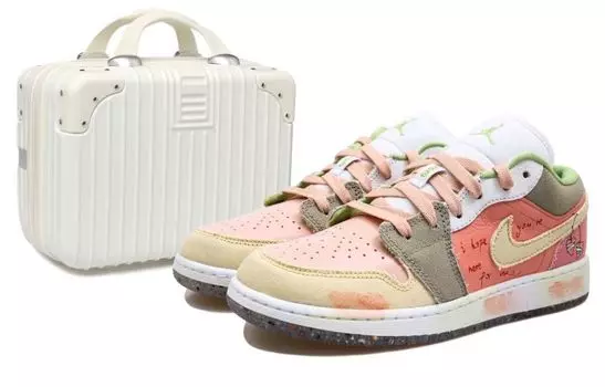 Jordan Air Jordan 1 винтажные баскетбольные кроссовки женские, Pink