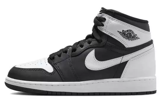 Jordan Air Jordan 1 винтажные баскетбольные кроссовки женские, Black/White