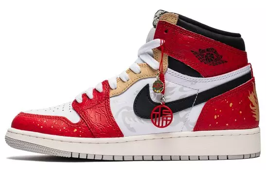 Jordan Air Jordan 1 винтажные баскетбольные кроссовки женские, Red