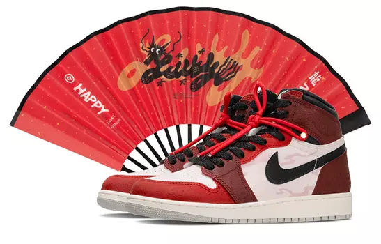 Jordan Air Jordan 1 винтажные баскетбольные кроссовки женские, Red