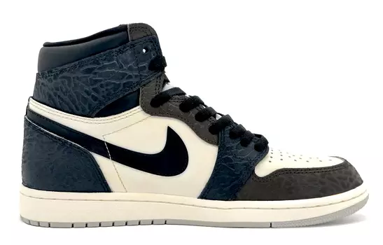 Jordan Air Jordan 1 винтажные баскетбольные кроссовки женские, Dark Brown