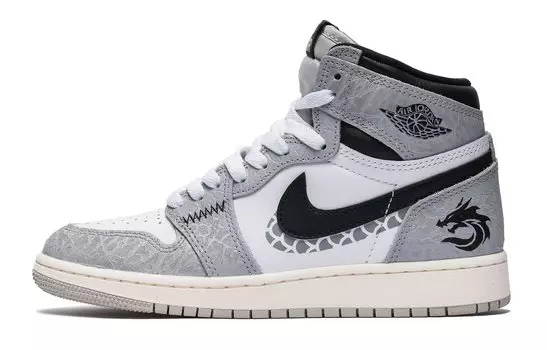 Jordan Air Jordan 1 винтажные баскетбольные кроссовки женские, Gray