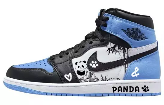 Jordan Air Jordan 1 винтажные баскетбольные кроссовки женские, Blue