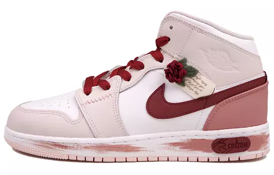 Jordan Air Jordan 1 винтажные баскетбольные кроссовки женские, Pink