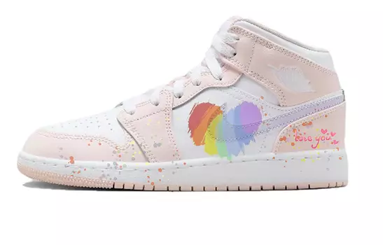 Jordan Air Jordan 1 винтажные баскетбольные кроссовки женские, Pink