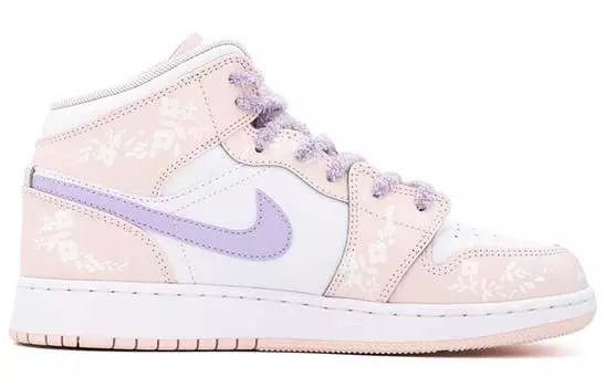 Jordan Air Jordan 1 винтажные баскетбольные кроссовки женские, Pink
