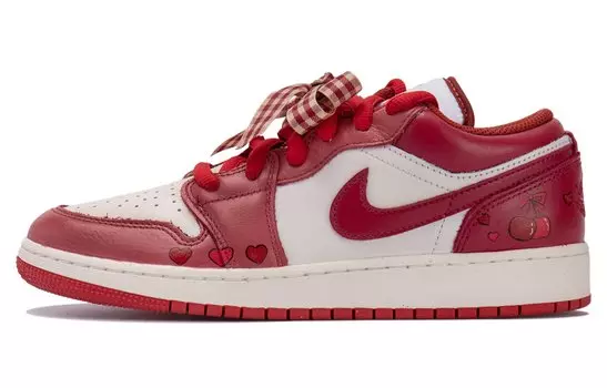 Jordan Air Jordan 1 винтажные баскетбольные кроссовки женские, Red