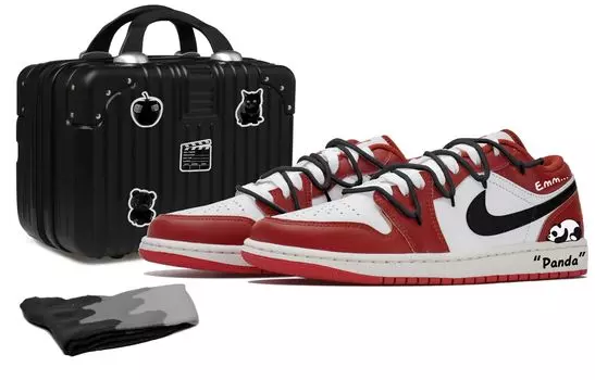 Jordan Air Jordan 1 винтажные баскетбольные кроссовки женские, Red