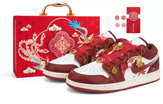 Jordan Air Jordan 1 винтажные баскетбольные кроссовки женские, Red