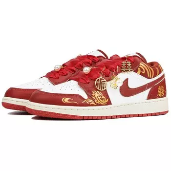 Jordan Air Jordan 1 винтажные баскетбольные кроссовки женские, Red