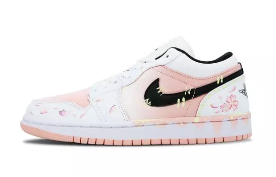 Jordan Air Jordan 1 винтажные баскетбольные кроссовки женские, White